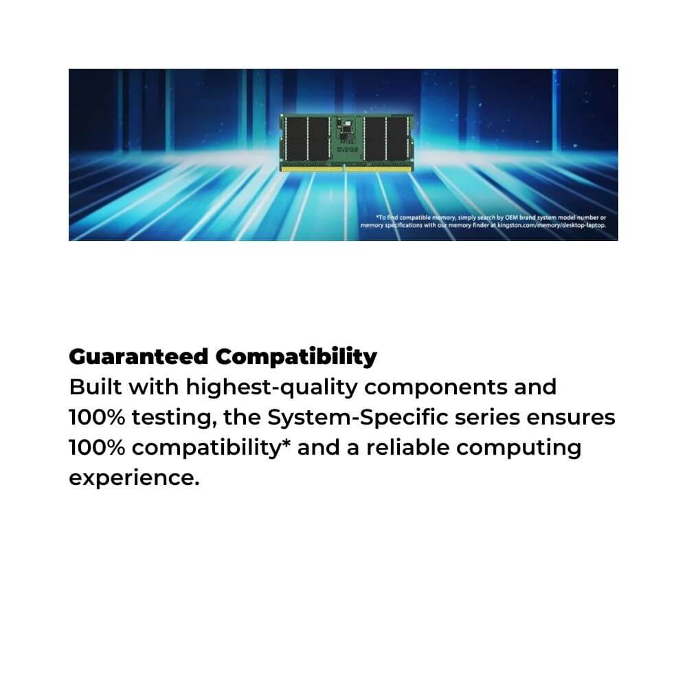 Kingston DDR5 Certified Branded Laptop Ram SODIMM